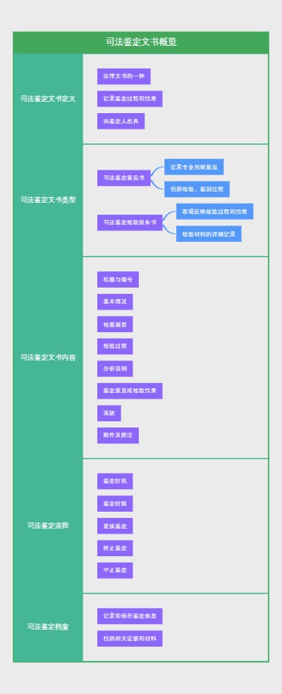 司法鉴定文书概览