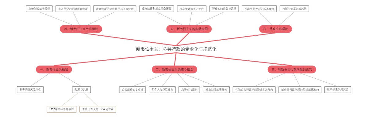 新韦伯主义：公共行政的专业化与规范化