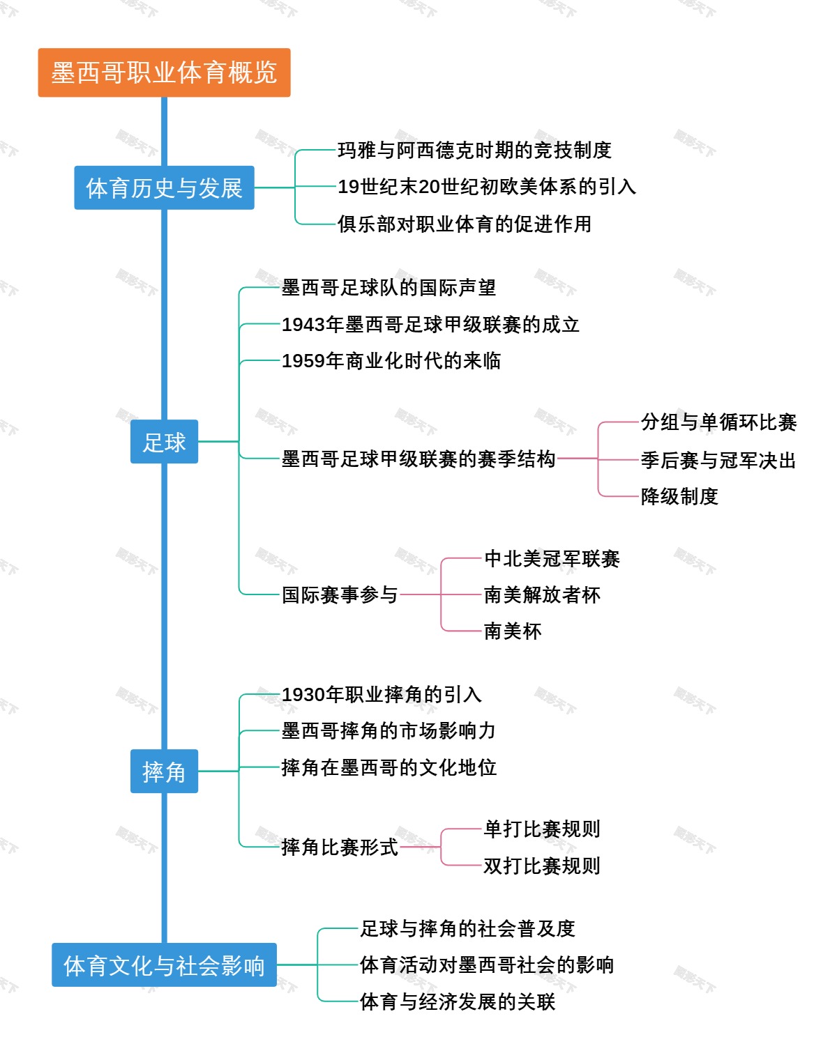 墨西哥职业体育概览