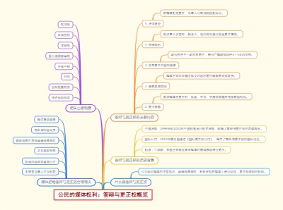 公民的媒体权利：答辩与更正权概览