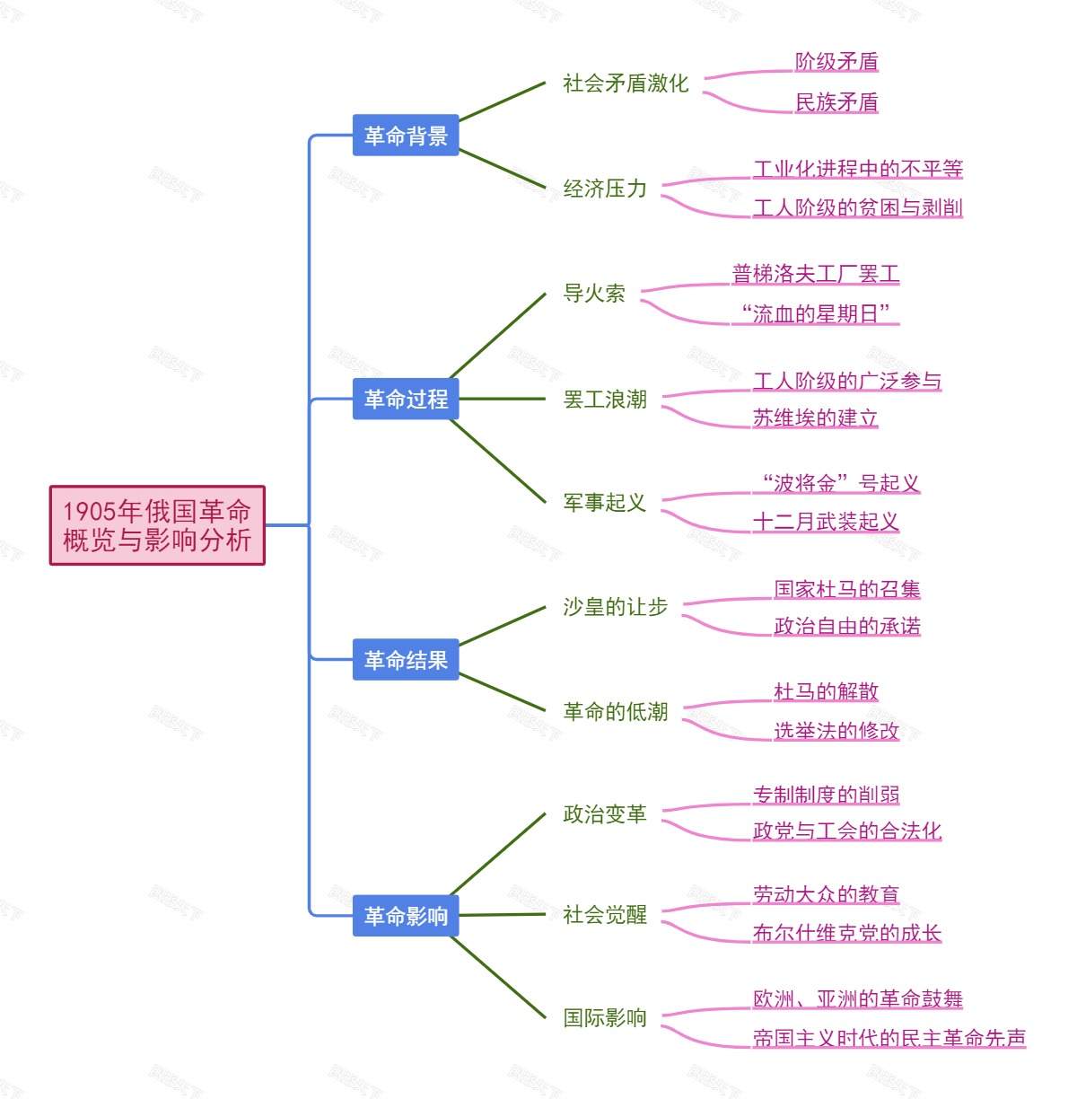 1905年俄国革命概览与影响分析