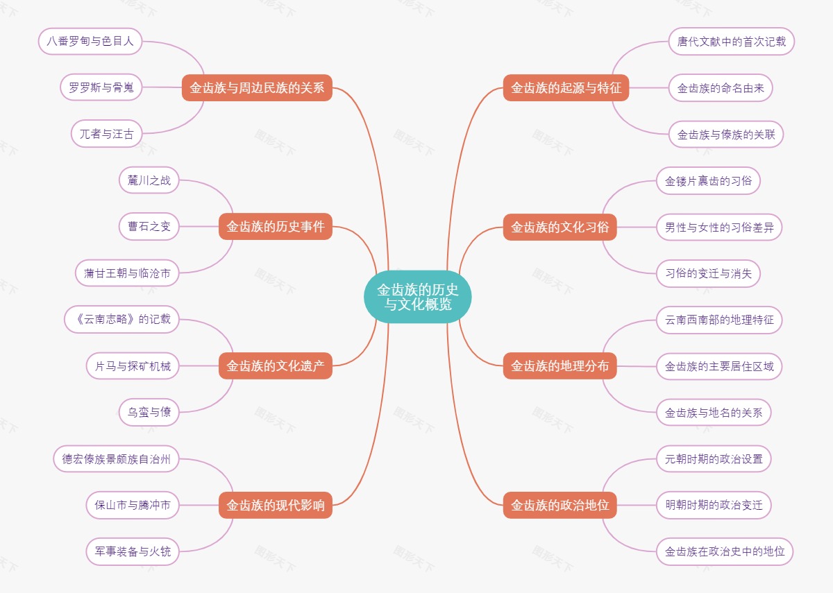 金齿族的历史与文化概览