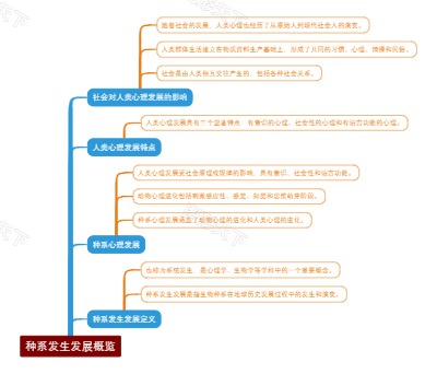 种系发生发展概览