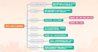 简式心境状态量表概述