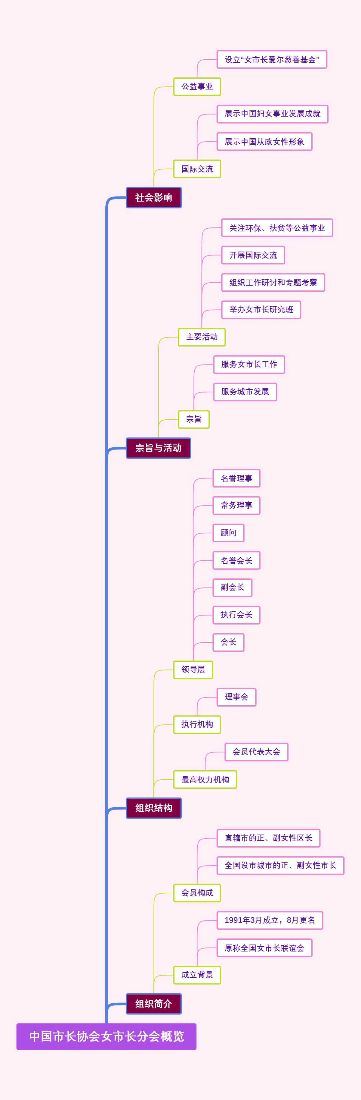 中国市长协会女市长分会概览