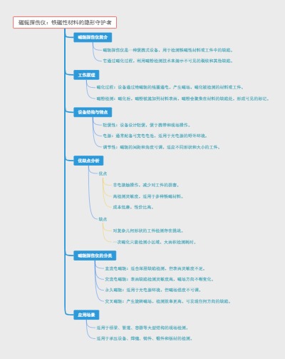 磁轭探伤仪：铁磁性材料的隐形守护者