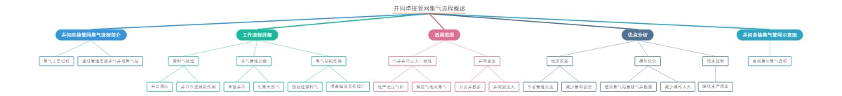 井间串接管网集气流程概述