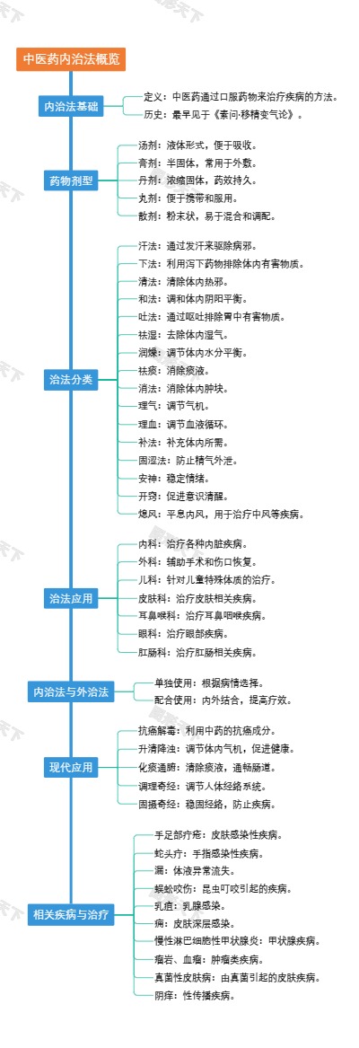 中医药内治法概览