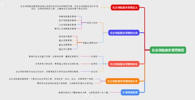 社会保险服务管理概览