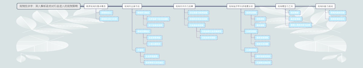 规制经济学：深入解析政府对行业进入的规制策略